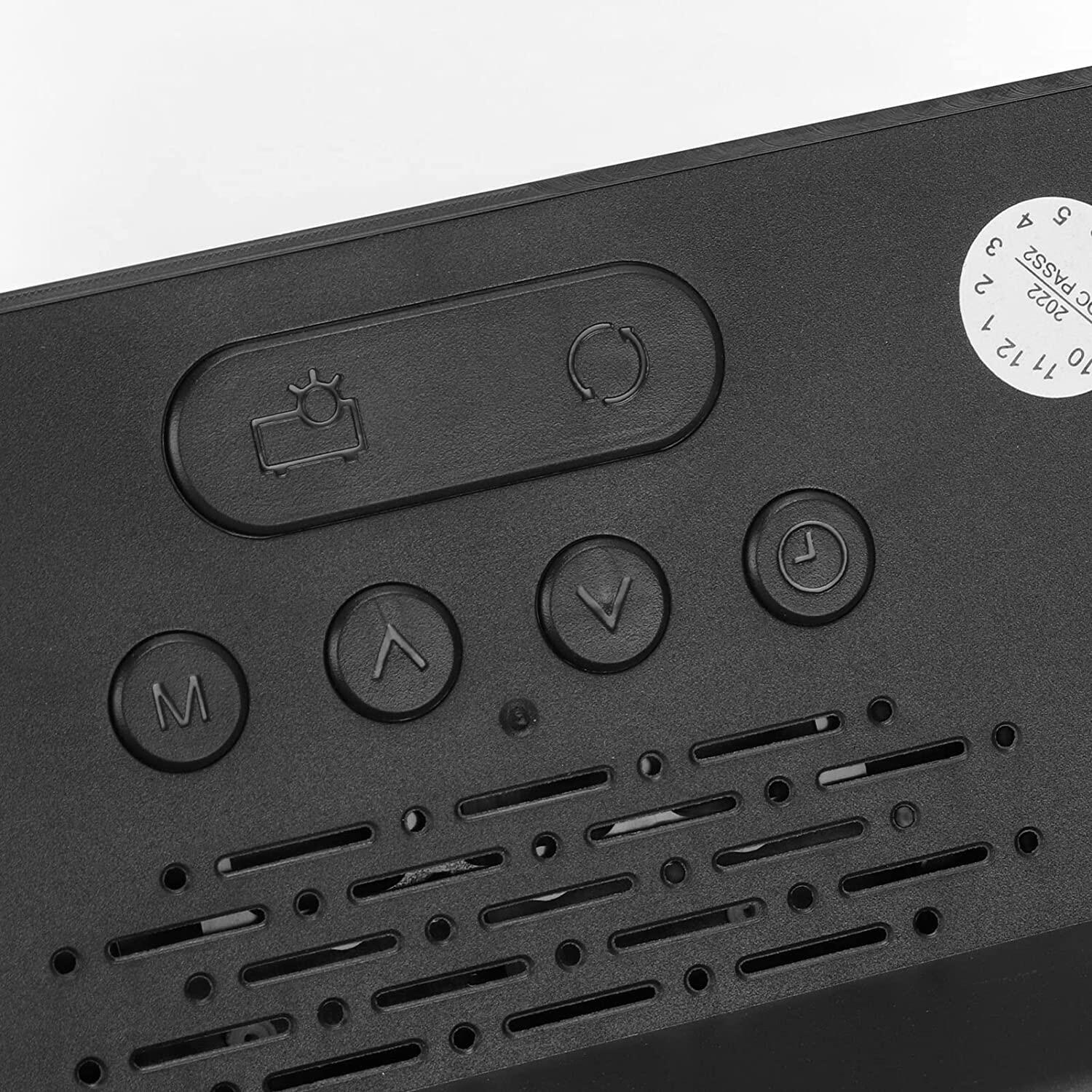 ADDORIS™ Relógio despertador com projecção espelhada