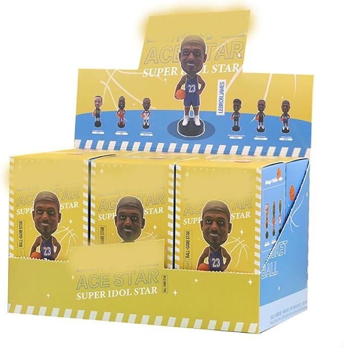 🔥2025 Melhor Vendedor🔥Estatuetas de estrelas de basquetebol criativas - Conjunto de caixa cega (6 peças) 🎁