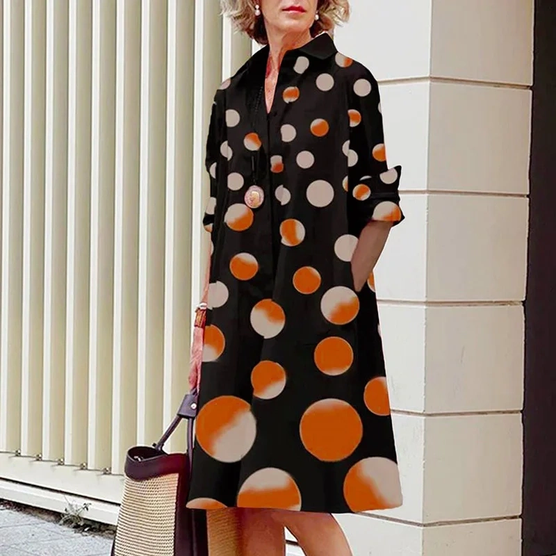 Луксозна бална риза с щампа с елегантна рокля 2024 г