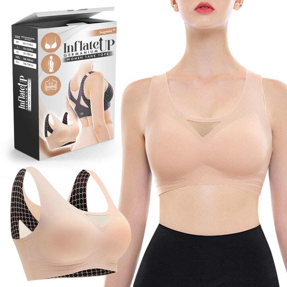 Tops femininos Sugoola™ InflateUP Germanium