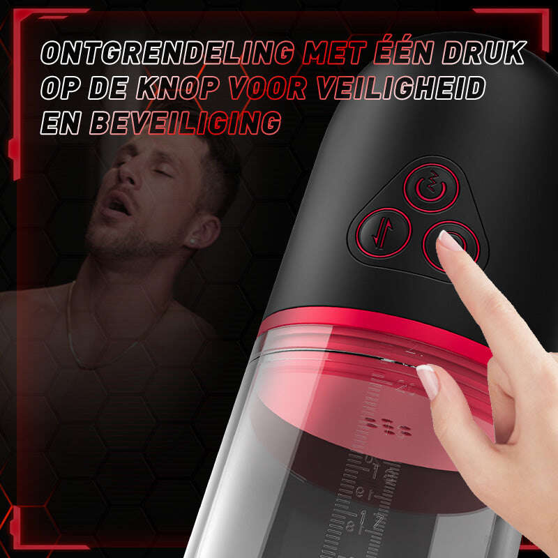 2 IN1 9 ВИБРАЦИЯ 3 РЕЖИМА НА ЗАСМУКВАНЕ ПОМПА ЗА ПЕНИС S-HANDE