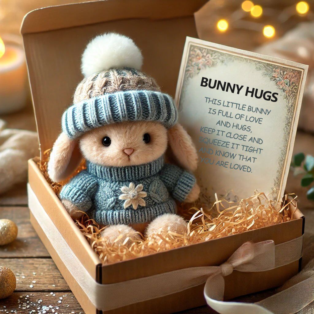 🐇Mini nyuszi ölelhető édes húsvéti ajándék🎁
