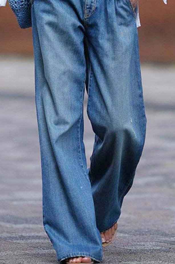 JEANS SOLTO DE LAZER FEMININO