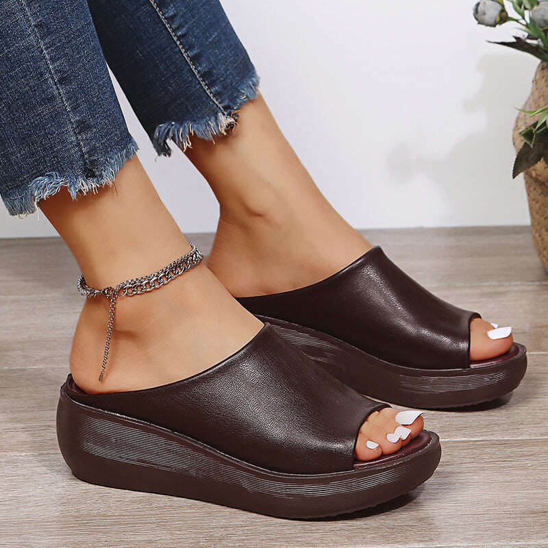 🔥 Promoção de último dia com 50% OFF - sandálias ortopédicas femininas de couro