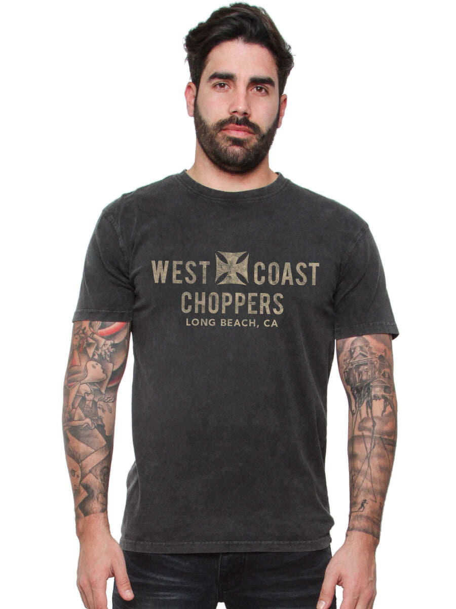 West Coast Choppers Eagle Camiseta - Preto Vintage