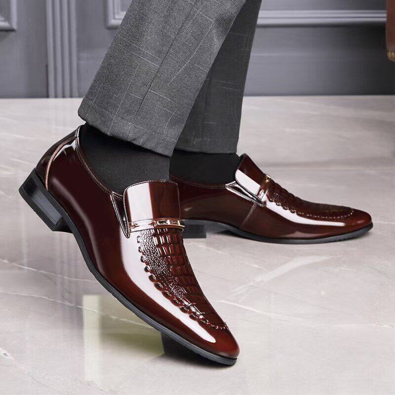 Sapato novos de couro de crocodilo | 50% de desconto🔥