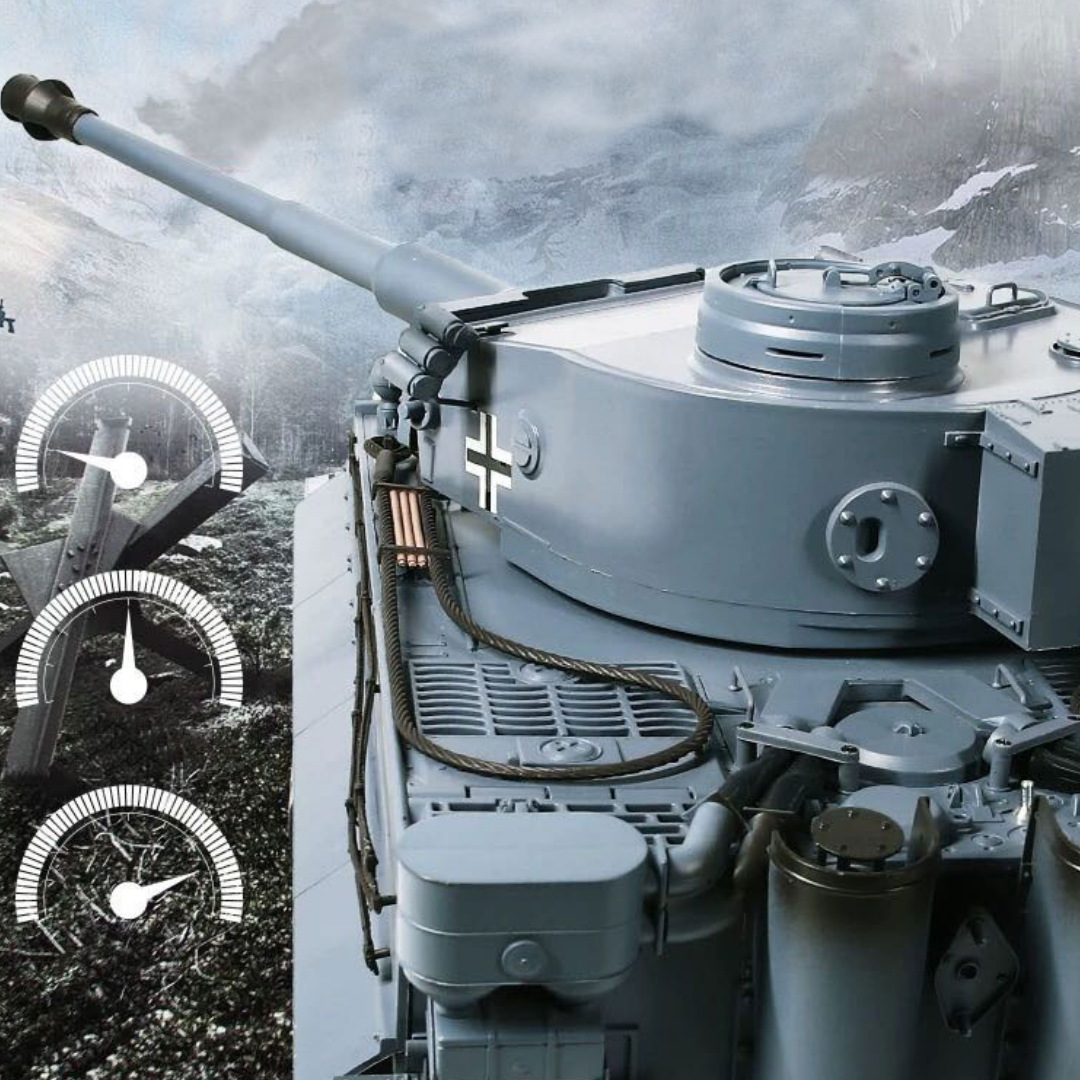 Reconstruir tanque Heng Long 3818-1 Germany Tiger I - versão personalizada Metal Pro