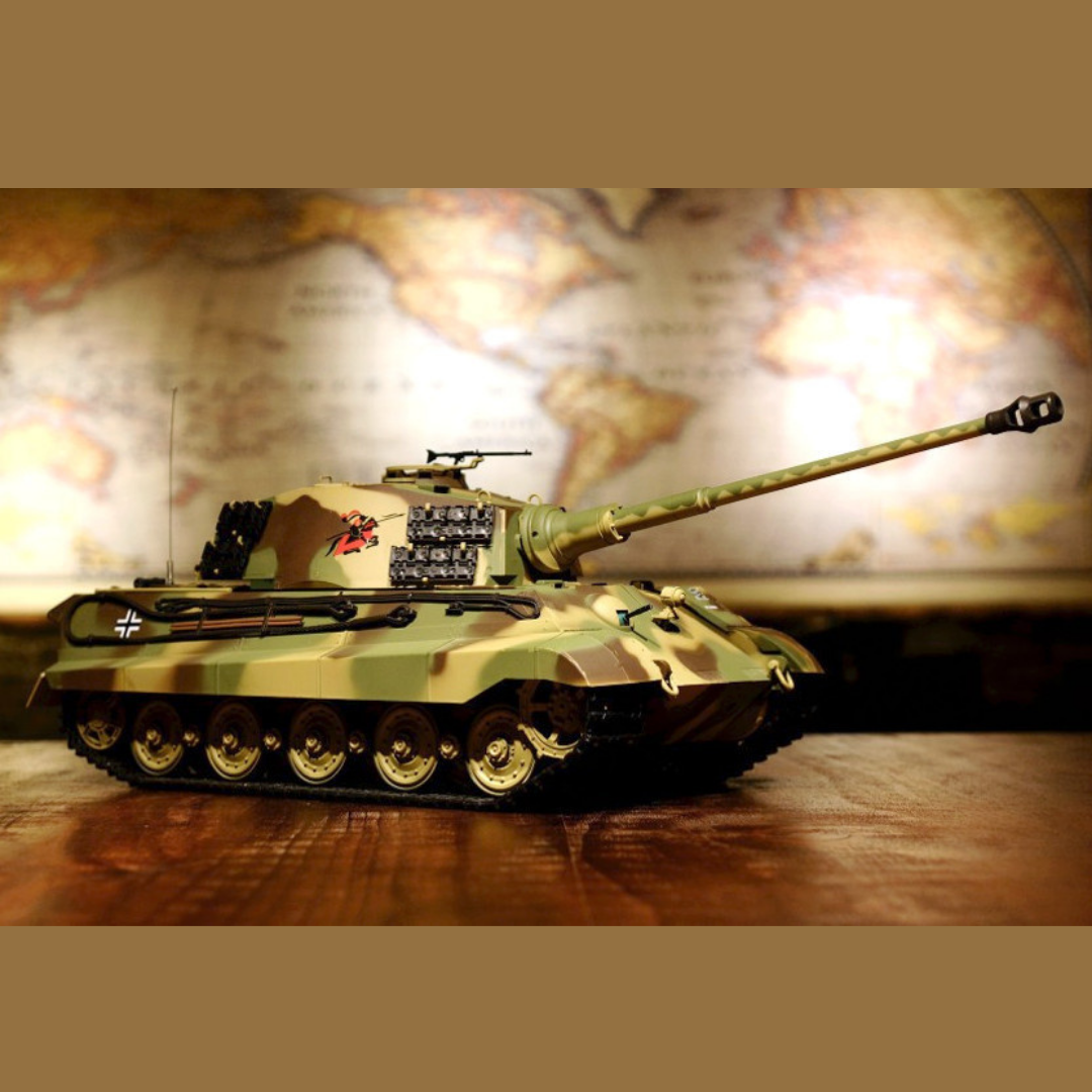 Heng Long 3888A German King Tiger Henschel RC Tank - RTR