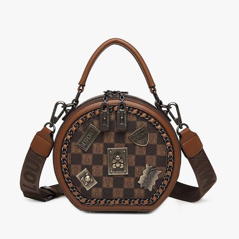 💖Нова гореща разпродажба за 2025 г. - модерна кожена чанта с мече💥