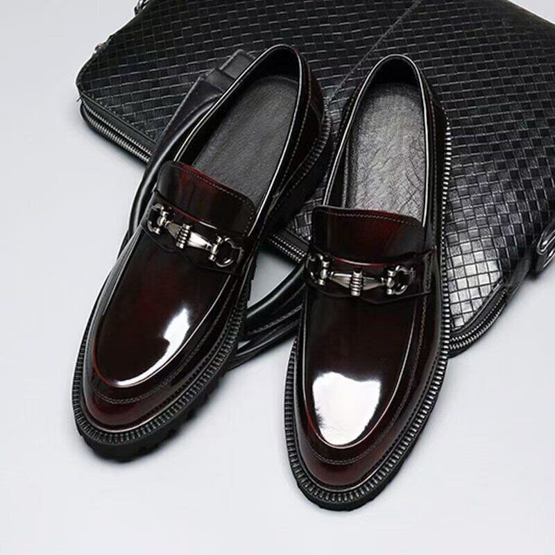 Mocassins de couro elegantes e clássicos para homem | 50% de desconto