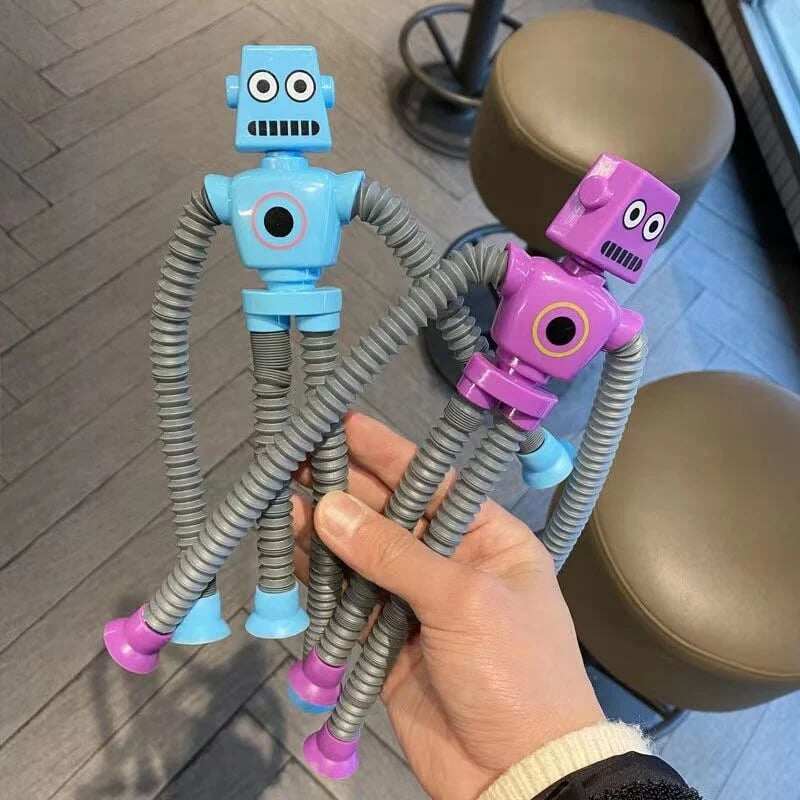 Ventosa Telescópica Girafa/Brinquedo Robô