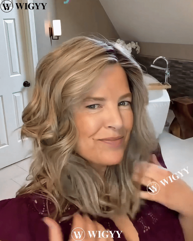 WigtShoulder Comprimento Leve Suavemente Peruca