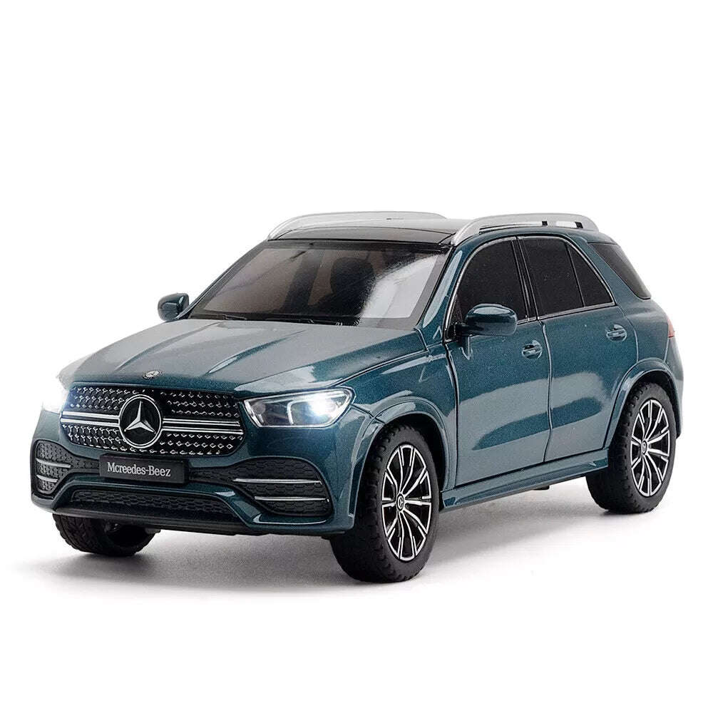 1:24 Алуминиева отлята под налягане кола играчка Mercedes-Benz GLE 350 със звук и светлина