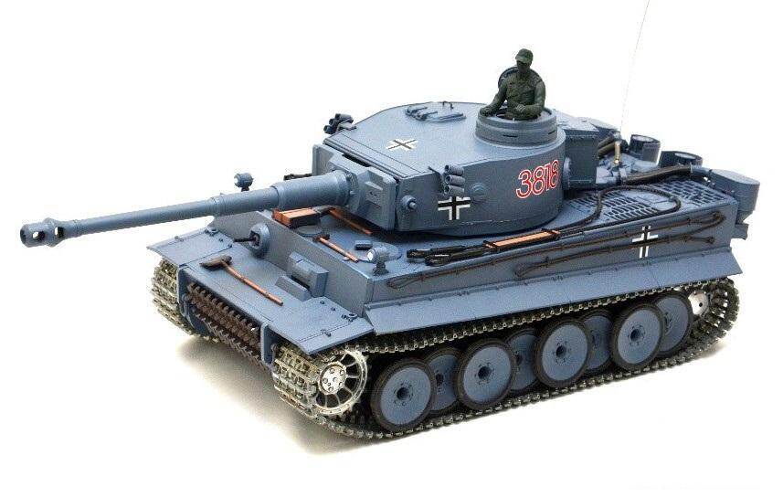 Reconstruir tanque Heng Long 3818-1 Germany Tiger I - versão personalizada Metal Pro