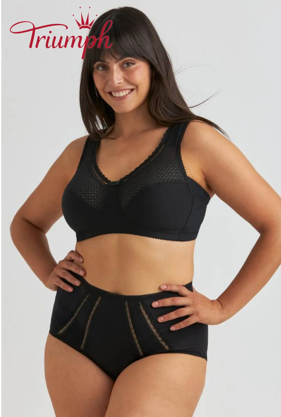 Triumph 3-piece set 🔥 Comfortable Patterned Lace Bra