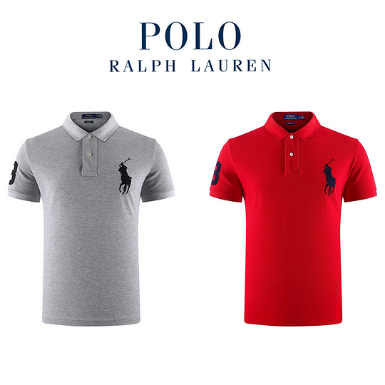 Camisas polo masculinas Ralph Lauren®, pacote com 2