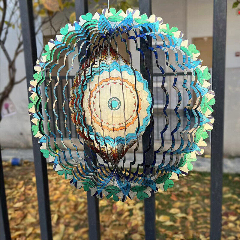 Decorações criativas de suspensão de jardim Decorações giratórias de varanda de jardim