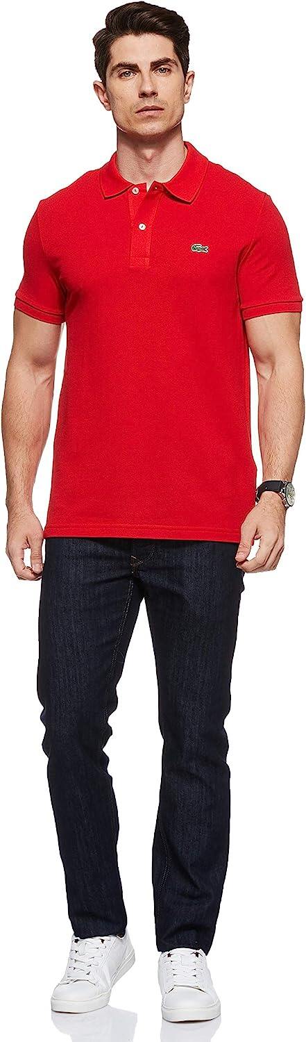 CAMISA POLO MASCULINA LACOSTE CLASSIC PIQUE SLIM FIT MANGA CURTA