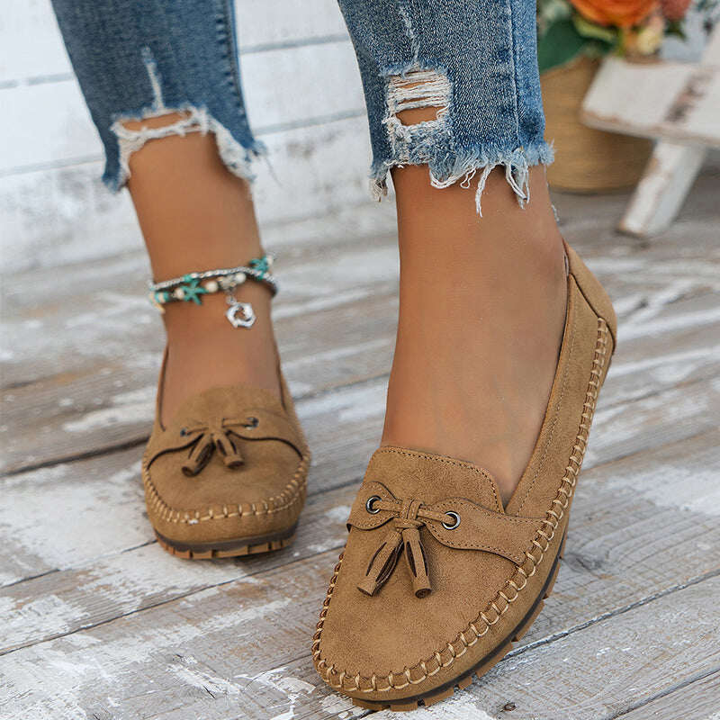 🔥 Oferta diária de 50% de desconto - Mocassins macios e confortáveis ​​em estilo feminino