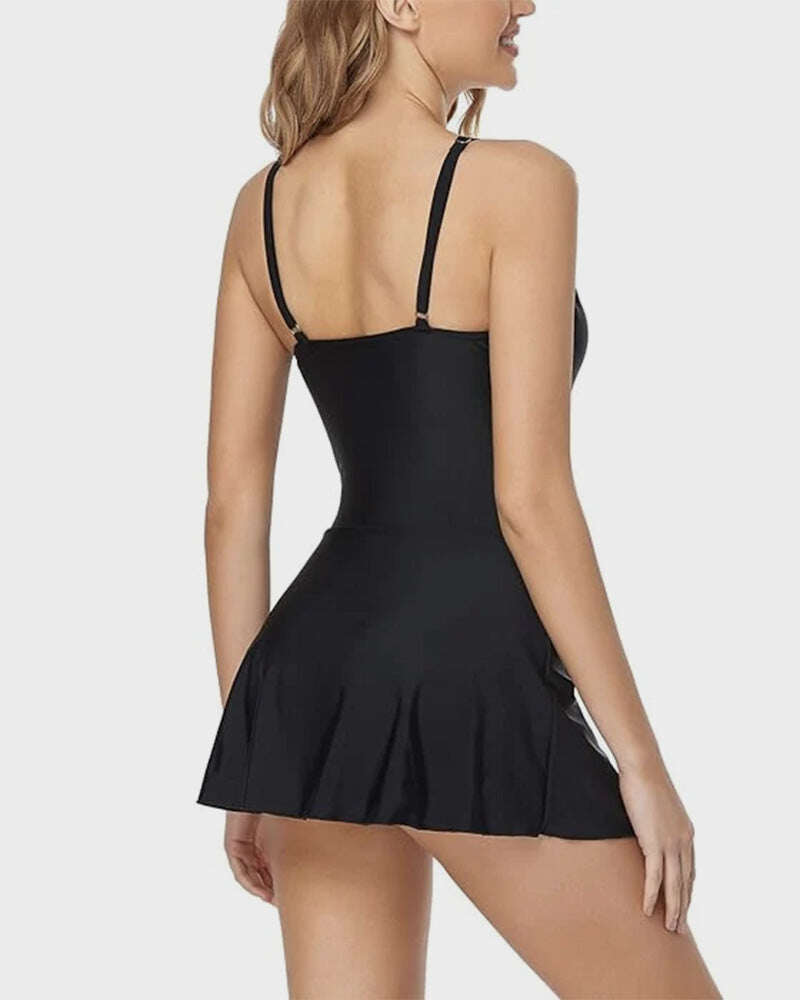 2025 New Women's Tummy Control Slim Fit One Piece Swimsuit