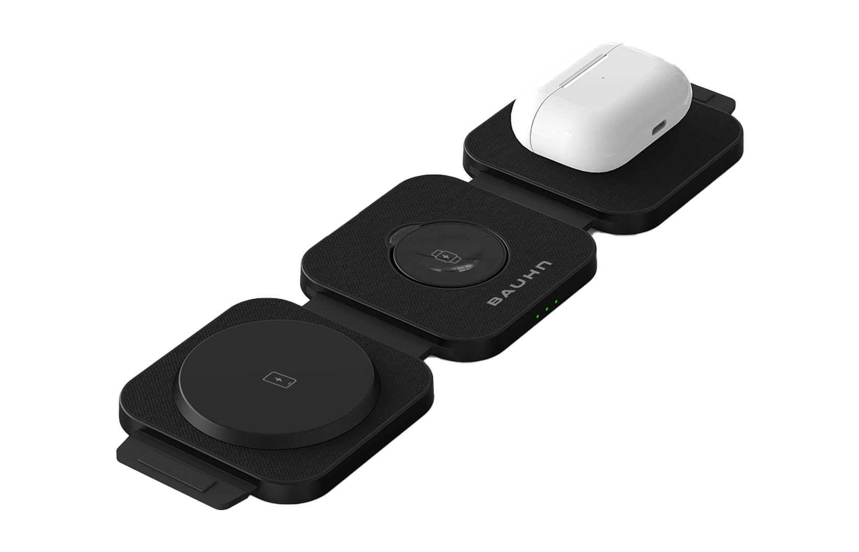 BAUHN™ Carregador sem fios dobrável 3 em 1 - Compacto, potente e magnético