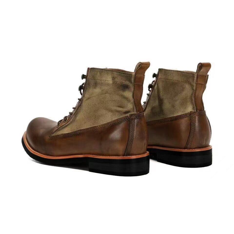 Bota Martin de Couro Casual Clássica | Oferta de metade do preço!🔥