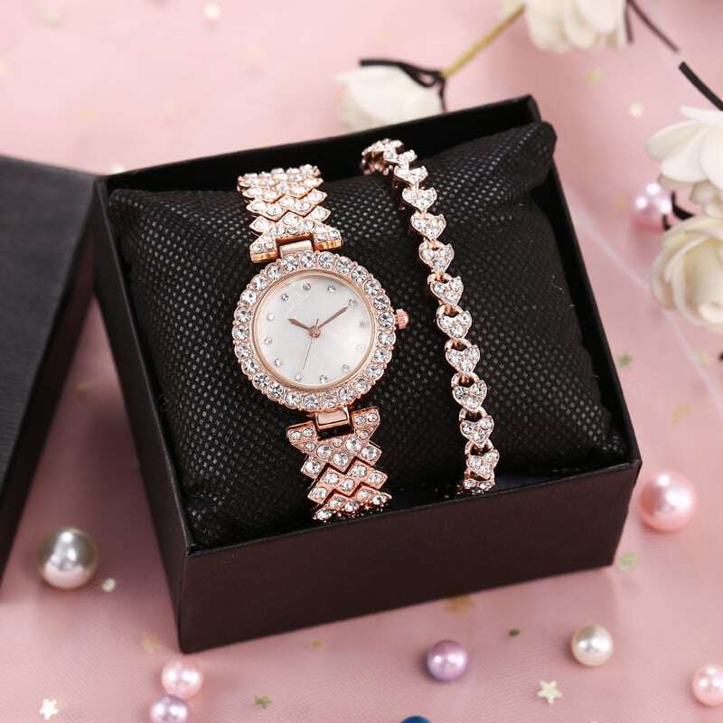 🔥49% OFF - Relógio de luxo feminino de platina