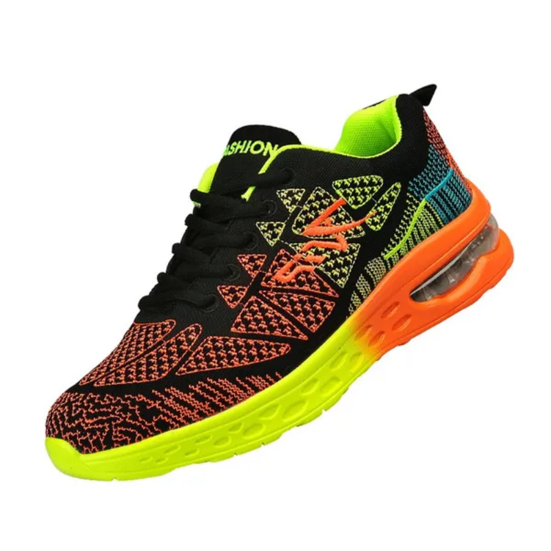 🔥Promoção da semana passada com 53% de desconto 🔥Tênis ortopédico multicolorido com almofada de ar para homens e mulheres