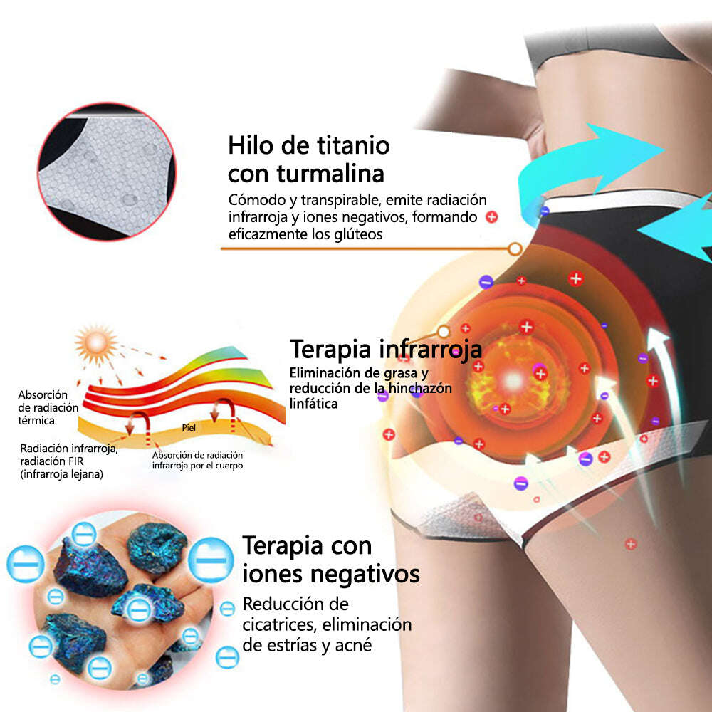 🎉 Oferta por tempo limitado – Grande desconto! 💰 Calções modeladores Anyidea™ de turmalina autorregulada com fibra de titânio