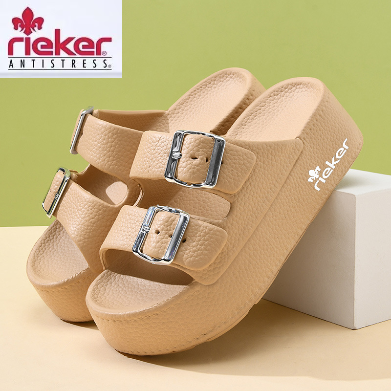 Rieker® Damskie najlepsze skórzane sandały
