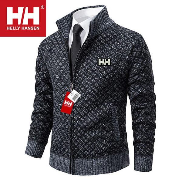 Férfi alkalmi pulóver 🐑 Helly-Hansen®, gyapjú