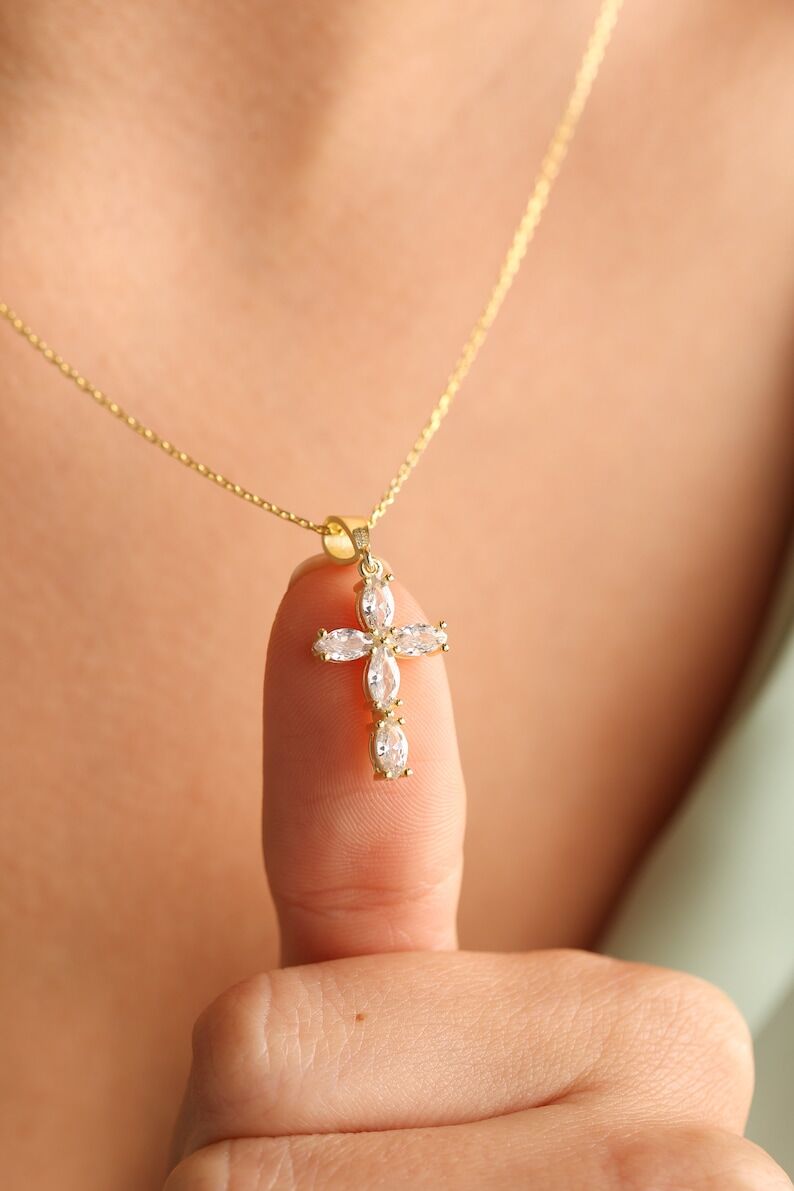 Sterling Silver Cross Necklace