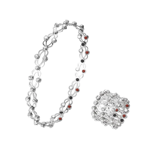 PreSlim 2 em 1 Anel Pulseira Transformadora de MagneticTherapy Ajustável