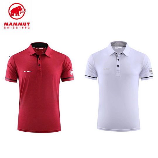 Camisas polo masculinas MAMMUT®, pacote com 2