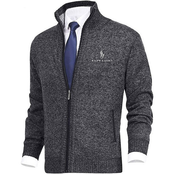 suéter cardigan masculino