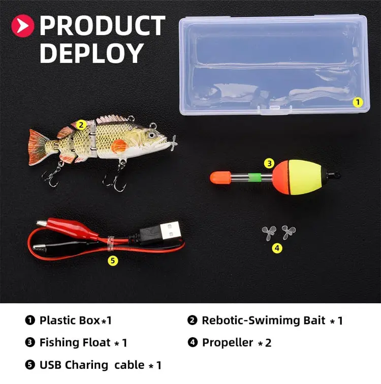 🔥Új szimulált horgászcsali tölthető LED világít🐟🐟