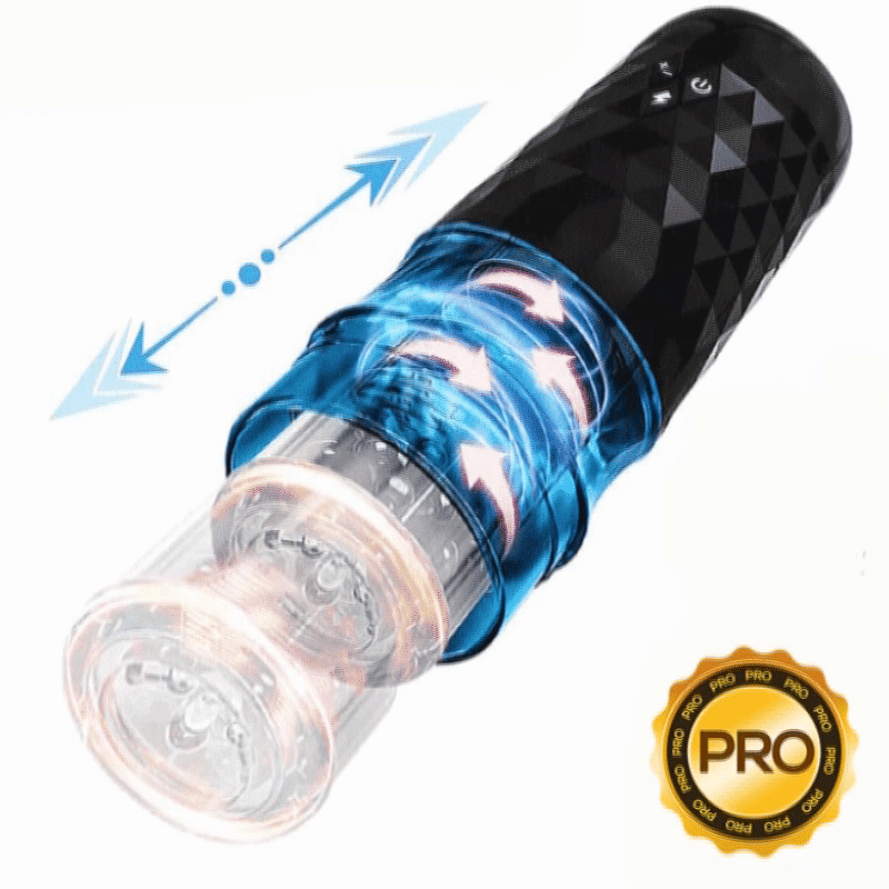 ЕЛЕКТРИЧЕСКИ ТЕЛЕСКОПИЧЕН СИМУЛАТОР ЗА СВИРКА С ЧАША ЗА МАСТУРБАЦИЯ С 10 ЧЕСТОТИ