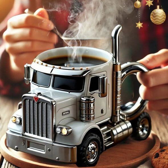 Χειροποίητη κούπα καφέ φορτηγού