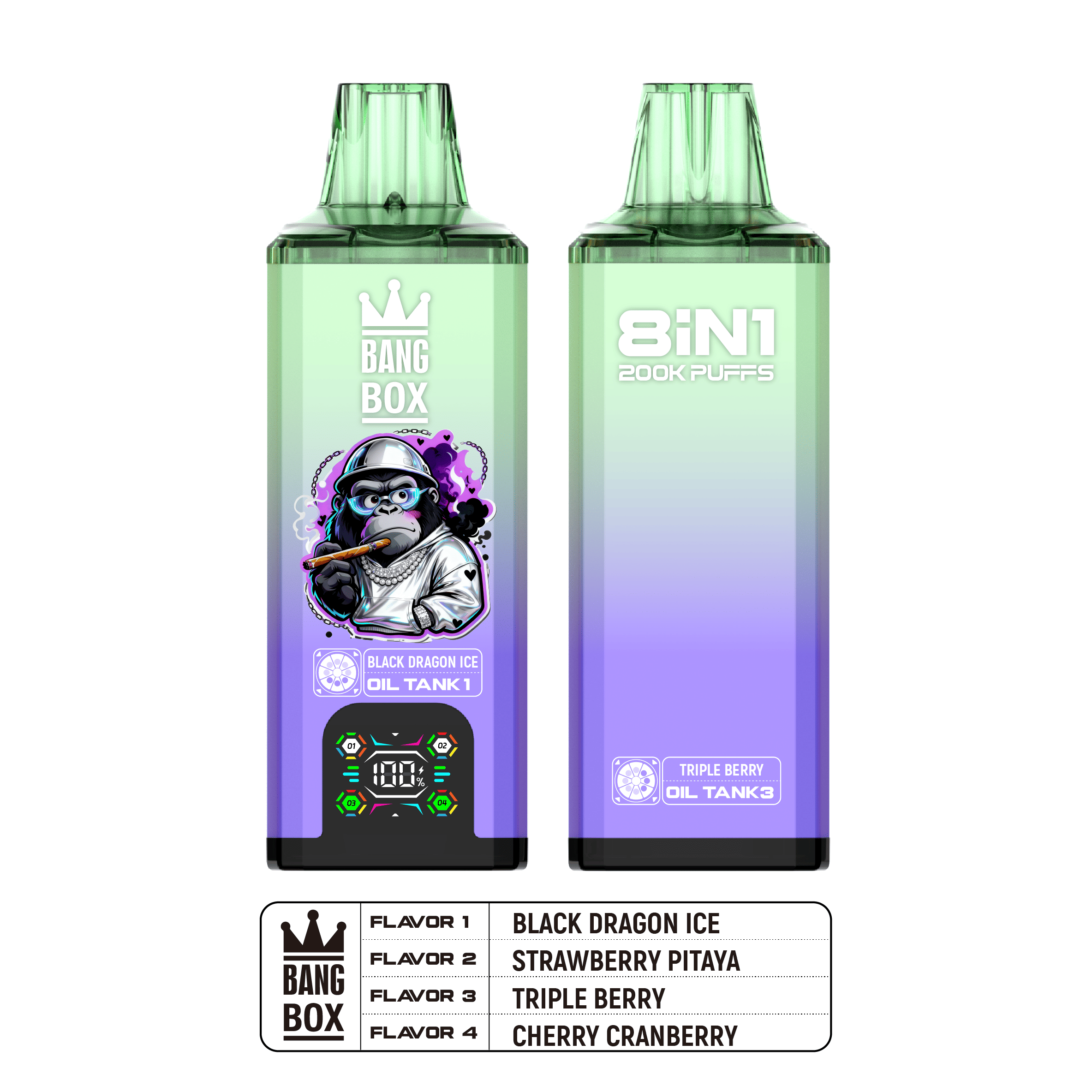 Bang Box 200000 PUFFS – Ultimate 8-in-1 Disposable Vape