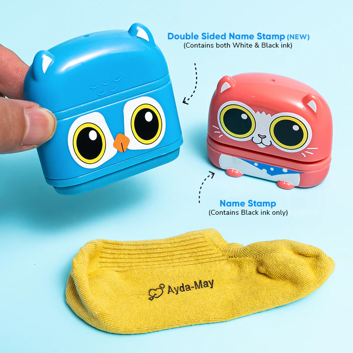 KIDDOSTAMP™ - CARIMBO COM NOME PERSONALIZADO