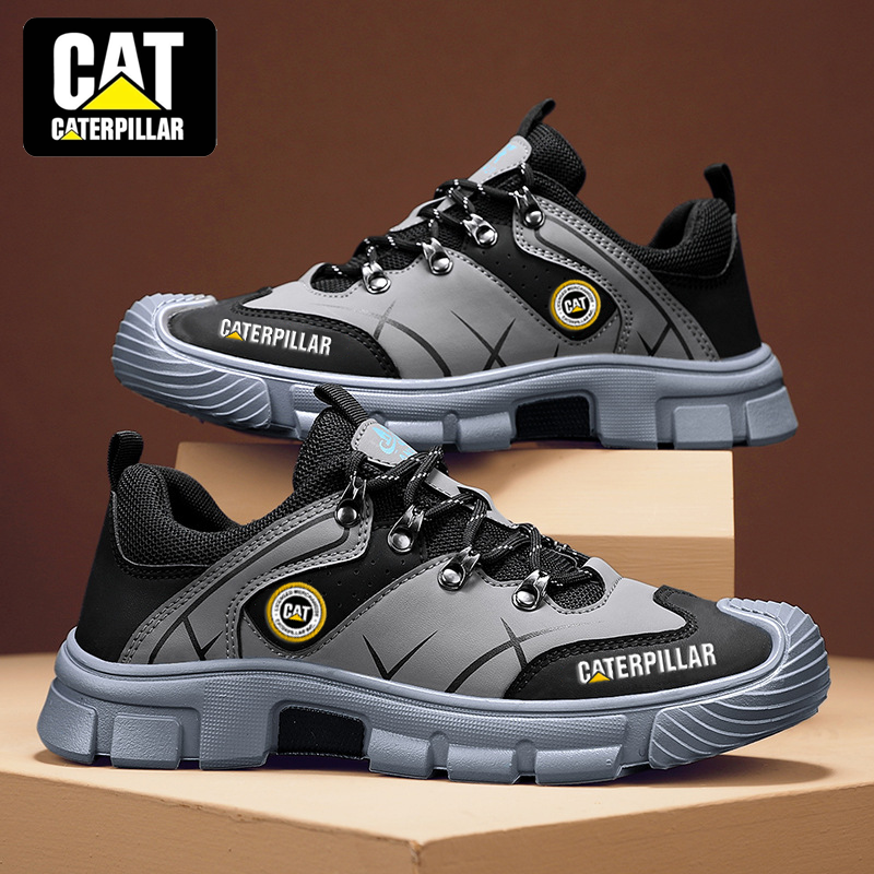Calçados de trabalho casuais antiderrapantes e impermeáveis ​​masculinos CAT®2025