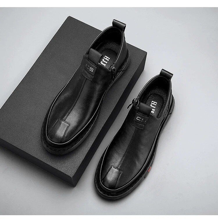 BOTAS DE COURO CASUAL MODA MASCULINA (ESTOQUE LIMITADO)