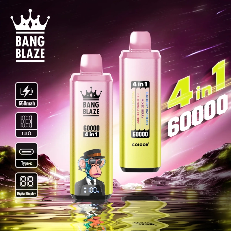 Bang Blaze 60000 60k puffs 4 in 1 flavors vape