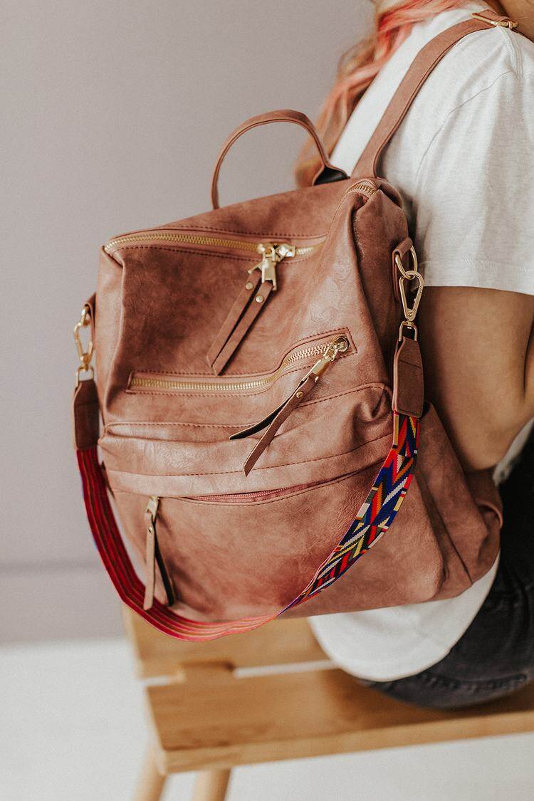 Bolsa de couro macio