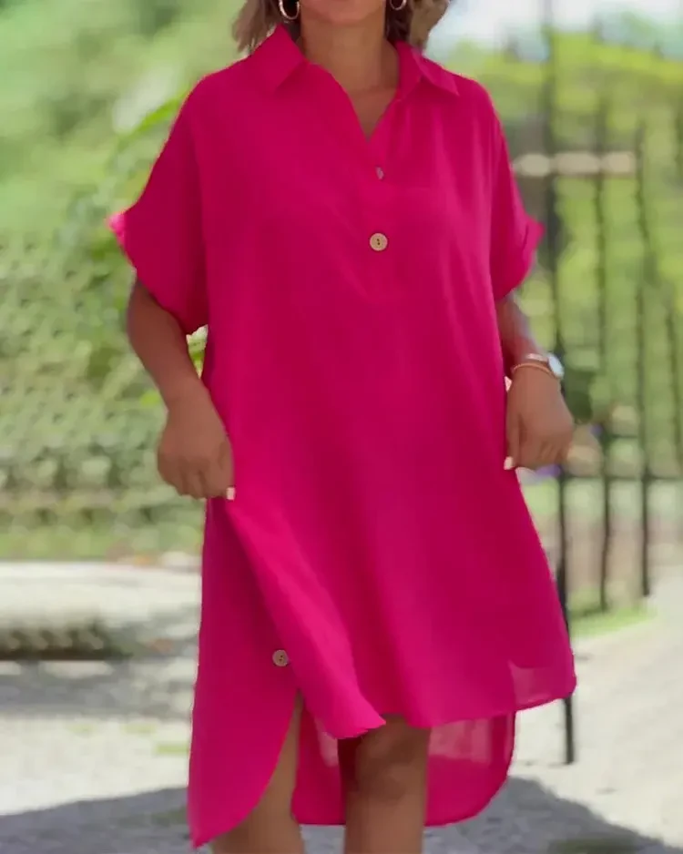 【S-5XL】Vestido moderno de alta qualidade, leve e respirável.