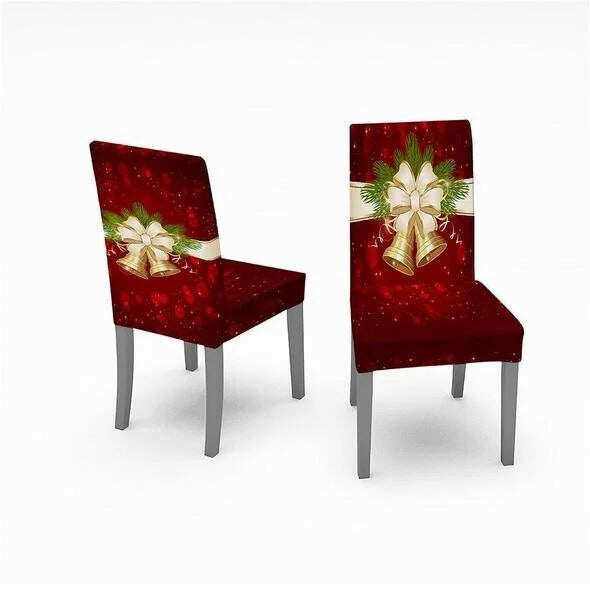 🎅 Promoção de Natal com 50% de desconto - Decoração de toalha de mesa de Natal para cadeira