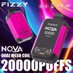 Fizzy Nova 20000 Puffs Dual Mesh LCD Screen Rechargeable Disposable Vapes Random Option (fast delivery)_3