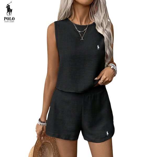 Ꮢalph Ⅼauren | Conjunto de linho de 2 peças