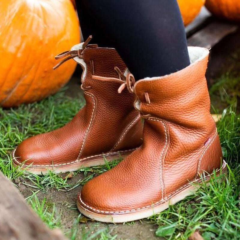 Wodoodporne buty z wełnianą wyściółką