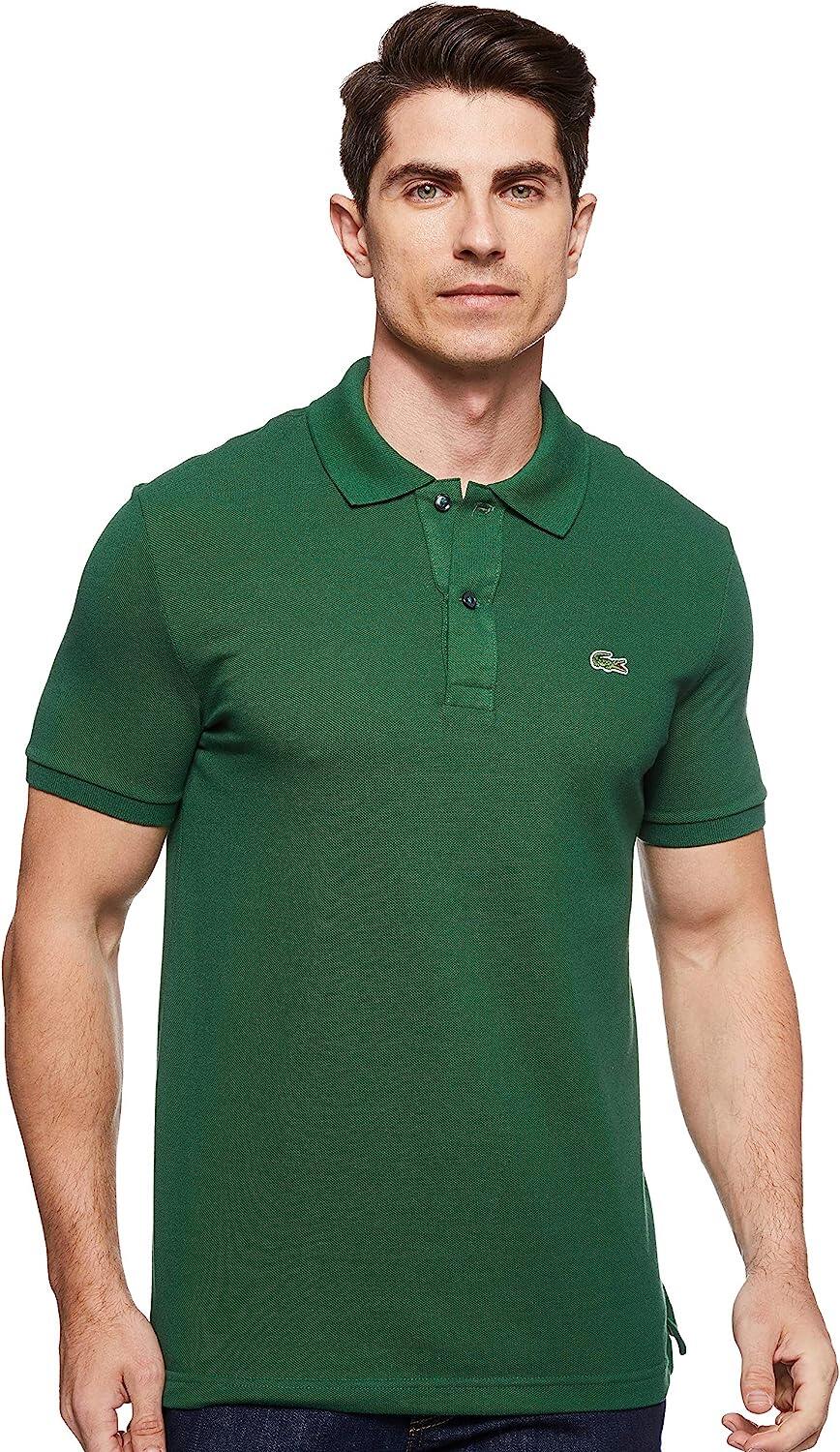 CAMISA POLO MASCULINA LACOSTE CLASSIC PIQUE SLIM FIT MANGA CURTA